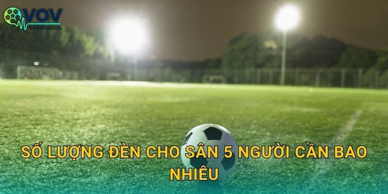 Số lượng đèn cho sân 5 người cần bao nhiêu: Cách tính theo kích thước và mức sáng mong muốn