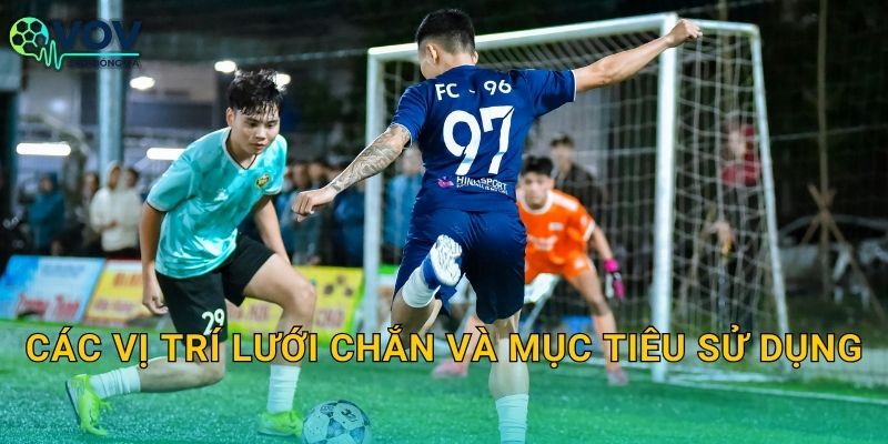 Các vị trí lưới chắn và mục tiêu sử dụng